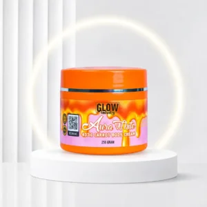 GLOW Aura White Kojic Carrot Body Cream – 250g